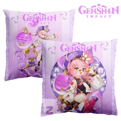 Подушка декоративная "Genshin Impact" Дори, 40x40см (1 серия)