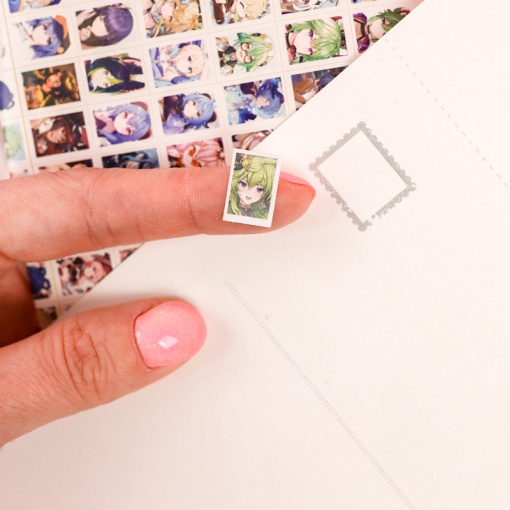 Набор почтовых открыток "Genshin Impact" №09