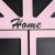 Доска для записей "Home", розовый  оптом