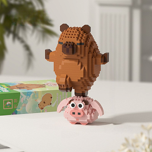 Конструктор "Happy Capybara" на свинке №M3152