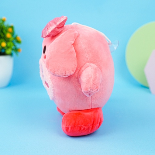 Мягкая игрушка "Кирби в костюме" розовый, 23см