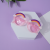 Солнцезащитные очки с чехлом "Rainbow" soft pink