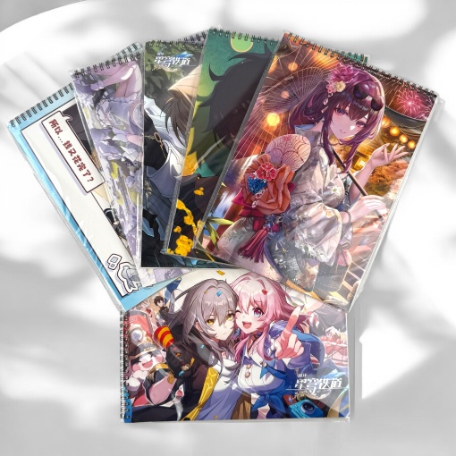 Скетчбук "Honkai Star Rail" в ассортименте, 1шт (25 листов)