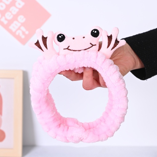 Повязка для волос "Лягушка с лапками", розовый