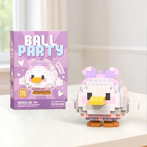 Конструктор "Ball Party" duck №W2603-28 (186 деталей)