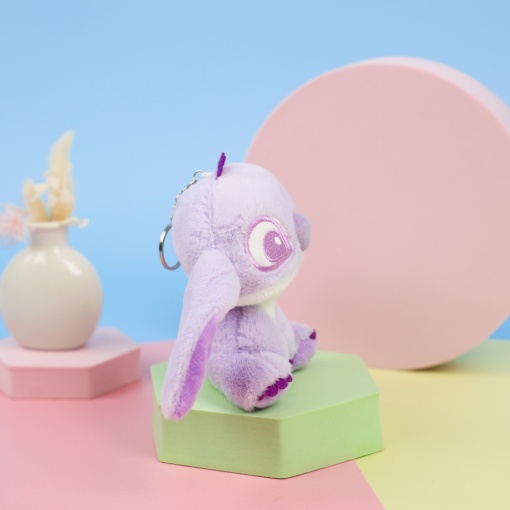 Мягкий брелок "Глазастик" фиолетовый, 13см