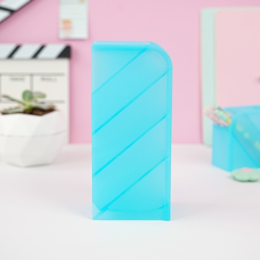 Органайзер для канцелярии "Color" голубой, 7.5x20.6x9.3 см