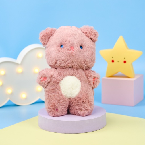 Мягкая игрушка "Котик Мяу-мяу" розовый, 23см