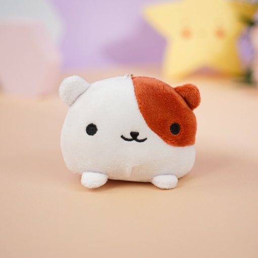 Мягкий брелок "Cats" коричневый, 10см