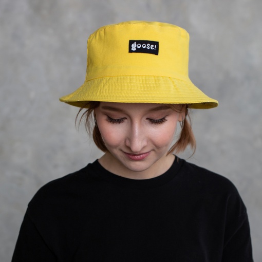 Панама двусторонняя "Duck" M (56-58см), желтая