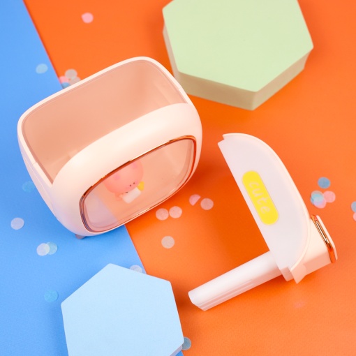 Мини-увлажнитель "Cute TV" розовый (USB) оптом