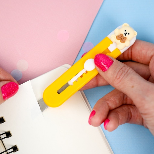 Канцелярский нож "Fruit" мишка