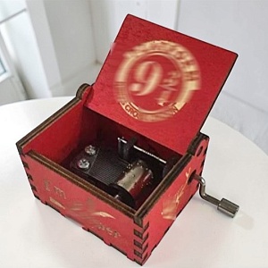 Музыкальная шкатулка "Harry Potter" platform 9 3/4, красный (цвет. кор.)