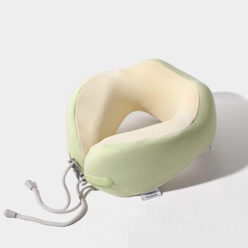 Подушка под шею "Travel" зелено-бежевый