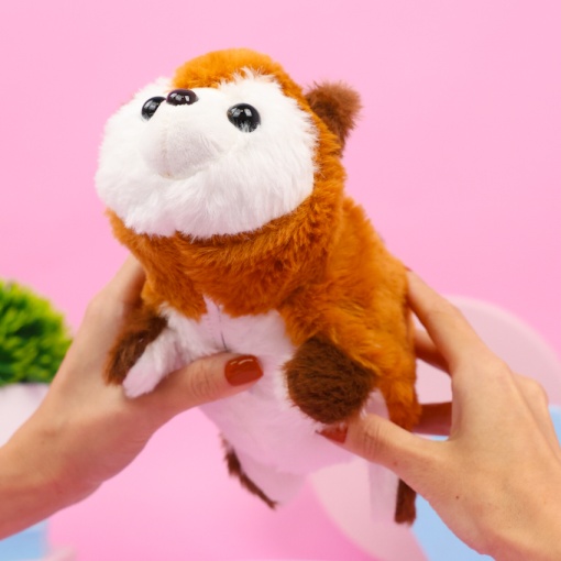 Мягкая игрушка-перевертыш "Белка и зайка" 25см 