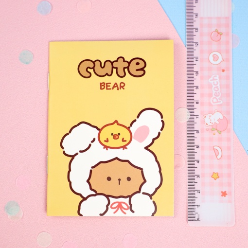 Блокнот "Медведи" 8,5х12 см, в ассортименте 1 шт.