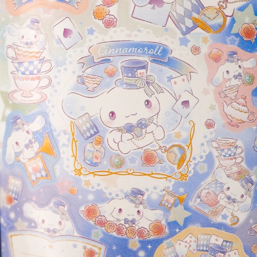 Мини-блокнот с наклейками "Персонажи Санрё" розовый, 22 листа