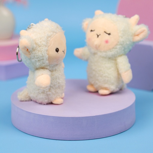 Мягкий брелок "Little Sheep" белый, 12см, в ассортименте 1 шт