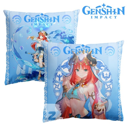 Подушка декоративная "Genshin Impact" Нилу, 40x40см (1 серия)