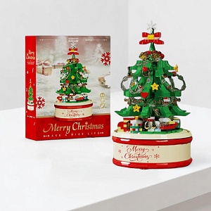 Конструктор "НГ Музыкальная шкатулка" Елка №1416 (683 дет.)