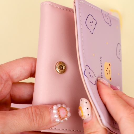 Мини-кошелек "Bear" фиолетовый