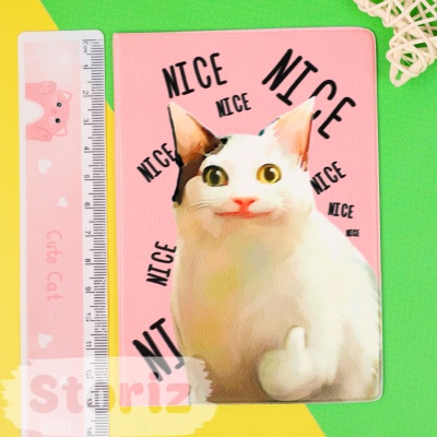 Обложка на паспорт "Nice cat" STORIZ