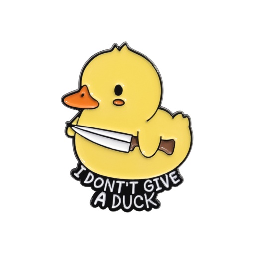 Значок-брошь "Duck" i don't give qhxz2060