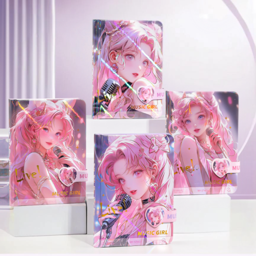 Блокнот "Music Girl" №6294, в ассортименте 1шт (112 листов)