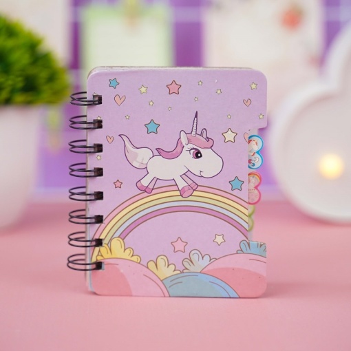 Блокнот на кольцах "Unicorn" B7