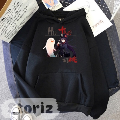 Худи "Hu Tao" черный, 2XL
