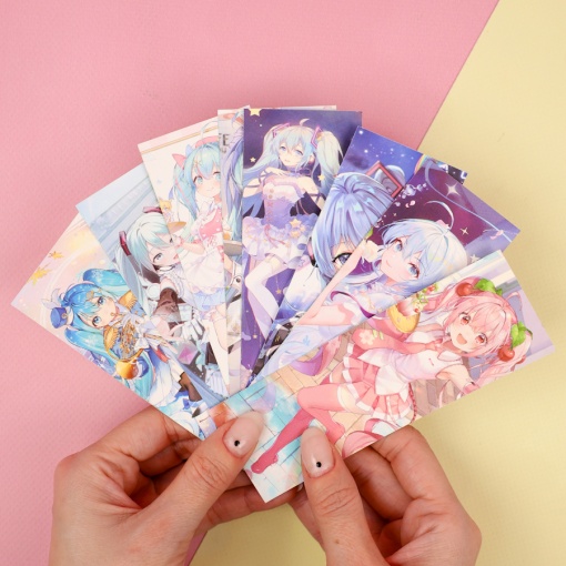 Набор закладок "Hatsune Miku №1" 10шт