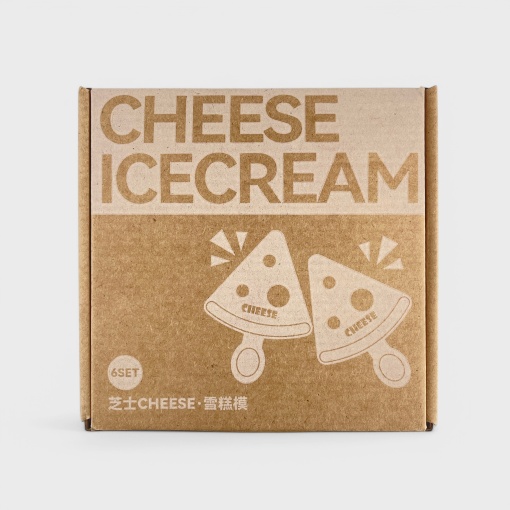 Мороженица "CHEESE" желтый (6шт в комплекте) оптом