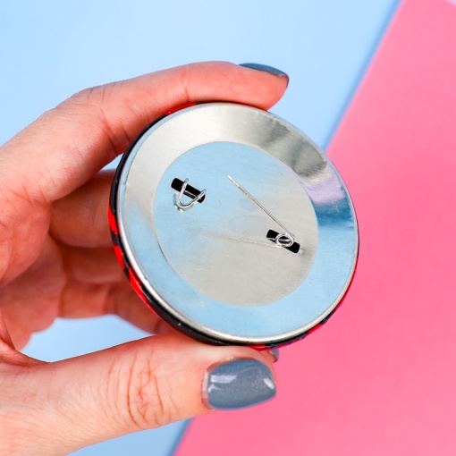 Значок круглый "K-pop" IDLE №1, 56мм