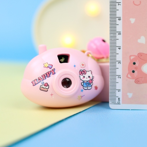 Брелок-фотоаппарат "Кт", розовый