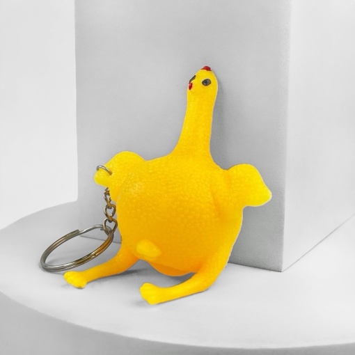 Брелок-антистресс "Курочка"