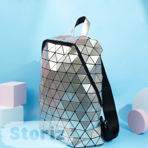 Рюкзак "Geometry style" серебристый