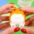 Кабель зарядка "Humor Cat" рыжий 3в1 (USB Type-C, Lightning)