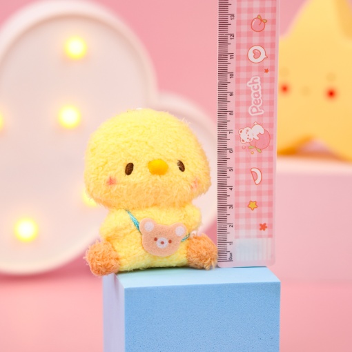 Мягкий брелок "Цыпленок" желтый, 9см