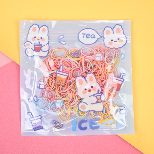 Набор силиконовых резинок для волос "Bunny №2"