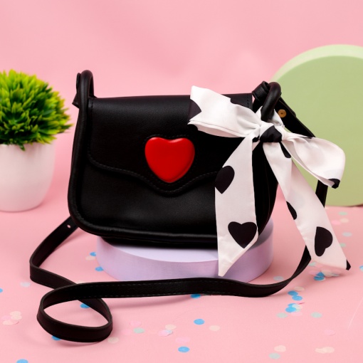 Сумка "Сердце" черный