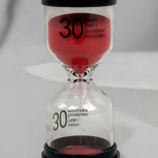 Песочные часы "Originals" оранжево-красный, 30 минут оптом
