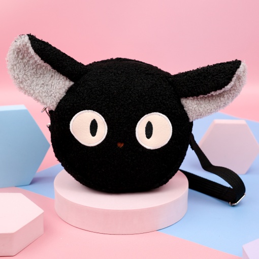 Сумочка плюшевая "Кот Зизи" черный