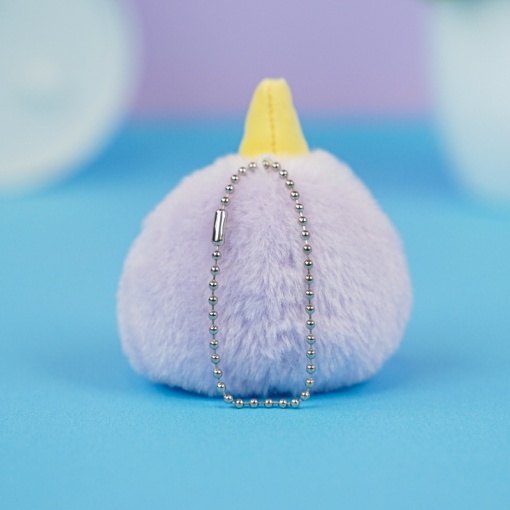 Мягкий брелок "Милый монстр" сиреневый