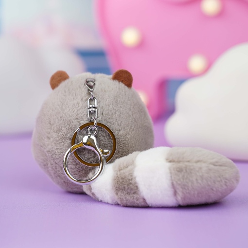 Мягкий брелок "Raccoon" 8 см