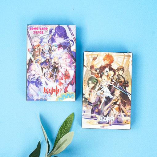 Набор картонных карточек "Genshin Impact № 2" 30шт.