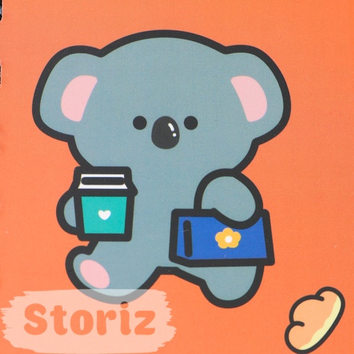 Блокнот на кольцах "Koala" №1 (8х10,5см)