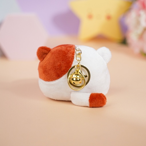 Мягкий брелок "Cats" коричневый, 10см