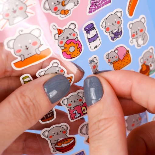 Набор наклеек "Happy Animals" Коала, 1 лист