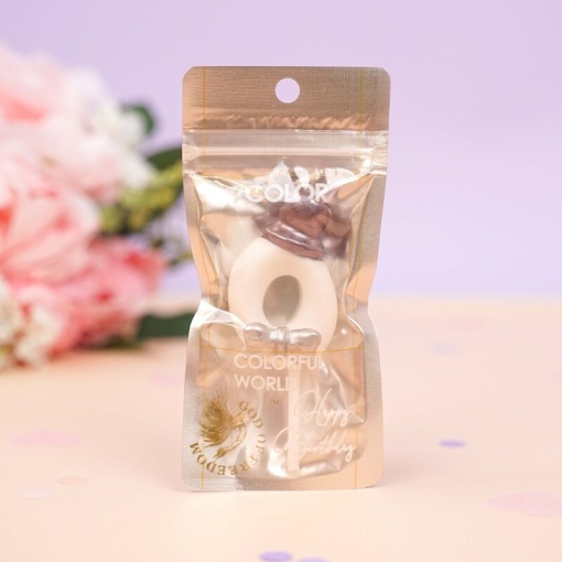 Свеча-цифра для торта "Mr. White", 0 оптом