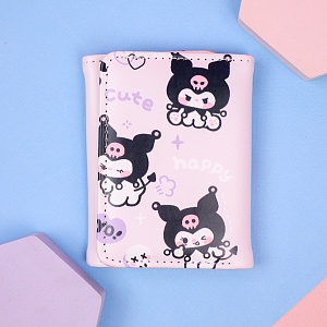 Мини-кошелек "Cute" Куро, фиолетовый оптом со склада в Москве